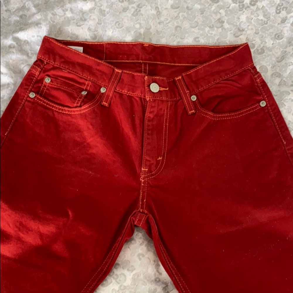 Levi’s red pants